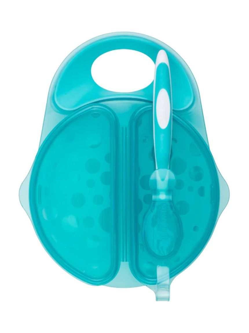 Dr. brown's travel fresh™ bowl & snap δοχείο φαγητού με καπάκι και κουτάλι 4m+ - Dr Browns