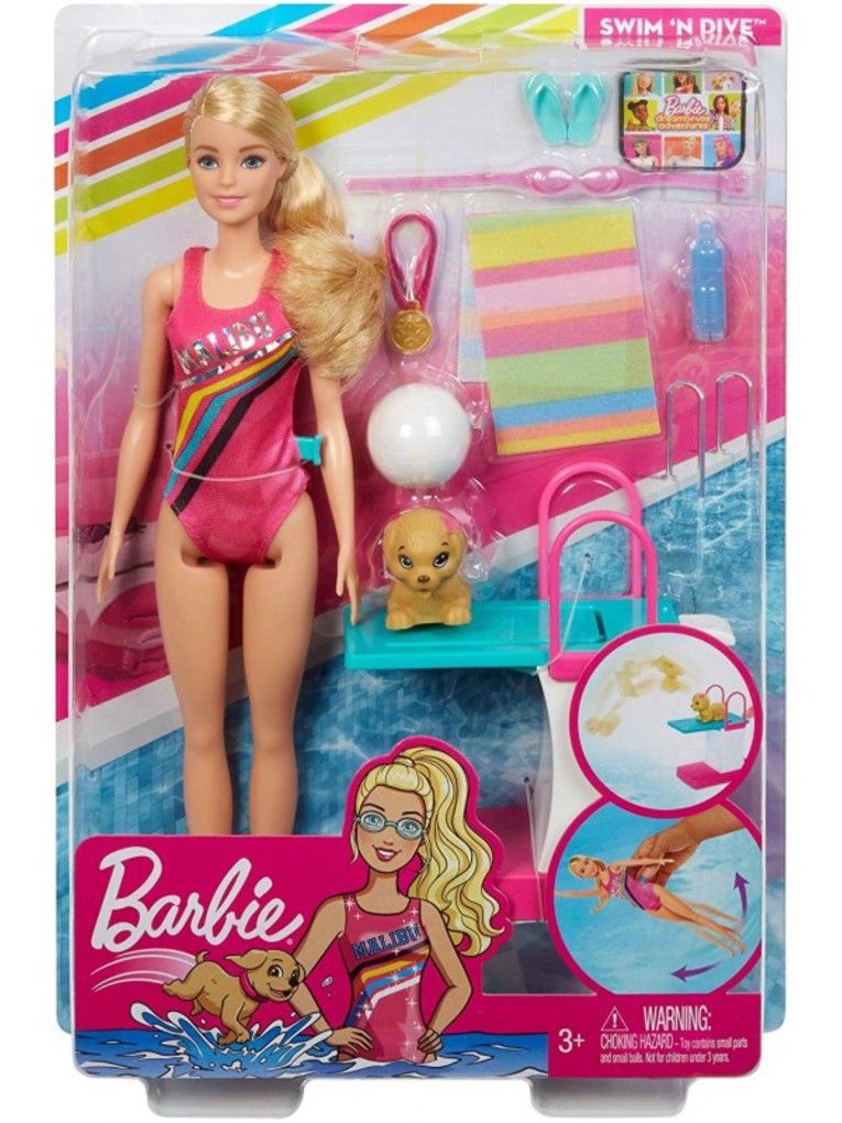 Barbie dreamhouse adventures κολυμβήτρια ghk23 - BARBIE