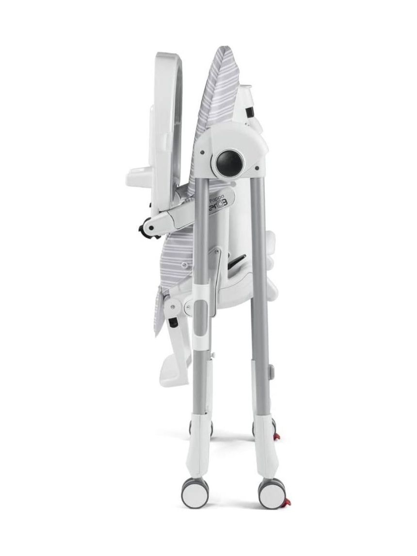 Peg perego καρεκλάκι φαγητού prima pappa follow me linear grey - Peg-Pérego