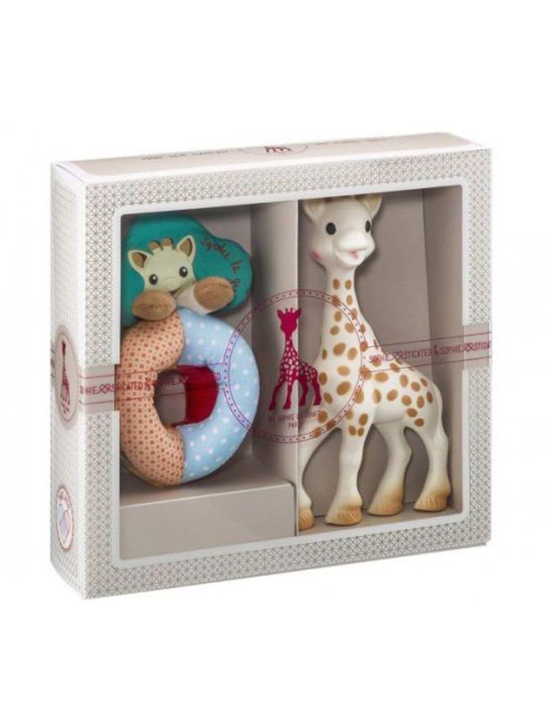 Sophie la girafe σετ δώρου με την σόφι και μια κουδουνίστρα - SOPHIE LA GIRAFE