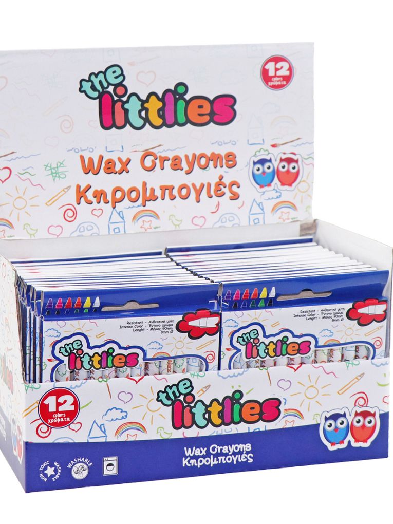 κηρομπογιές the littlies 12 τμχ - The littlies
