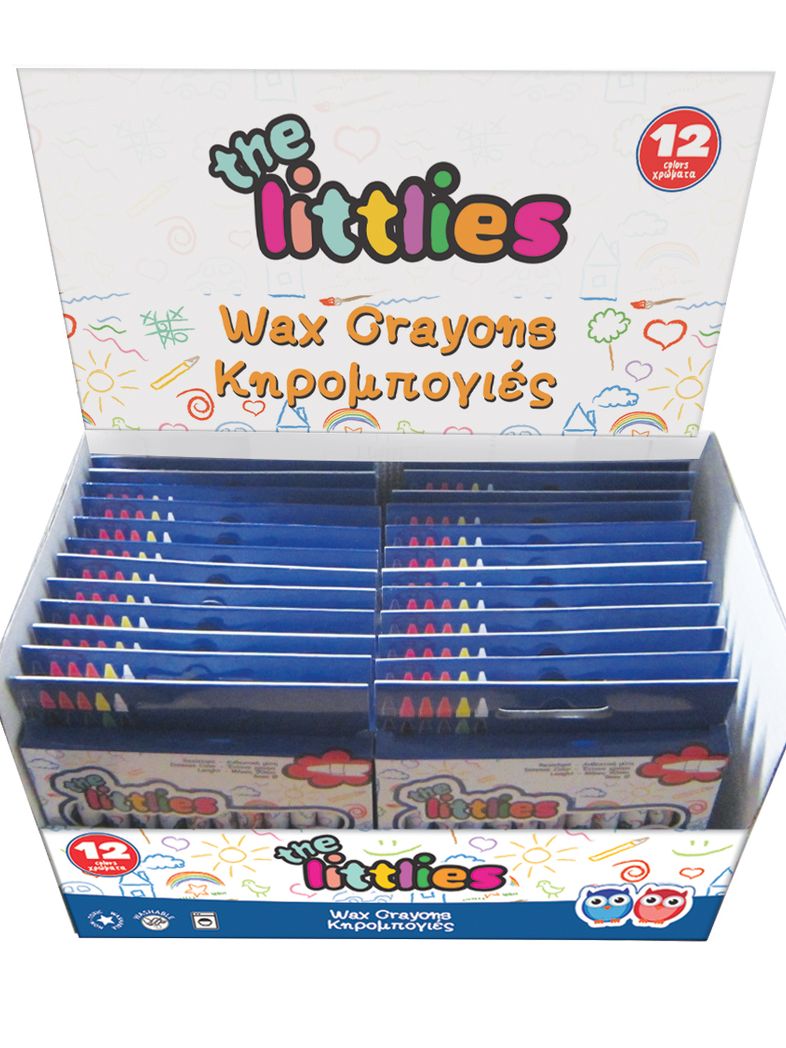 κηρομπογιές the littlies 12 τμχ - The littlies