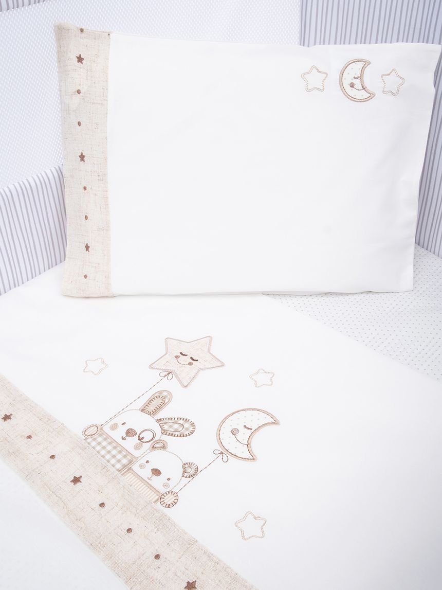 Prenatal σετ για λίκνο/πορτ μπεμπέ 3 τεμ. natural - 80 x 110 cm - Prénatal