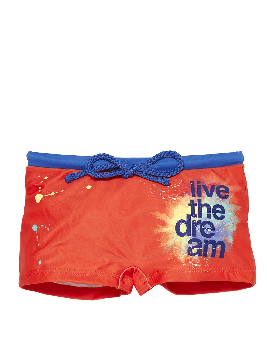 παιδικό μαγιό σορτσάκι πορτοκαλί για αγόρι - Prénatal