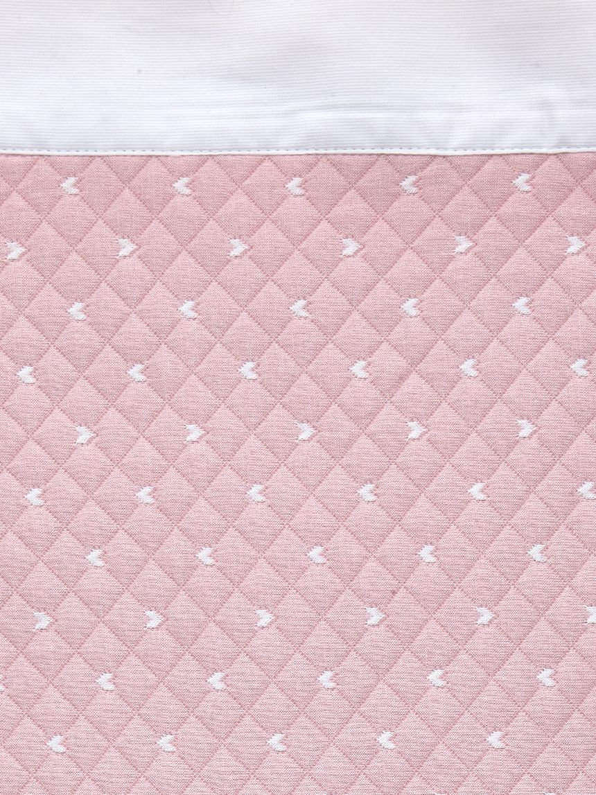 καλοκαιρινή κουβέρτα jersey για κούνια ροζ - 100×120 εκ. - Prénatal