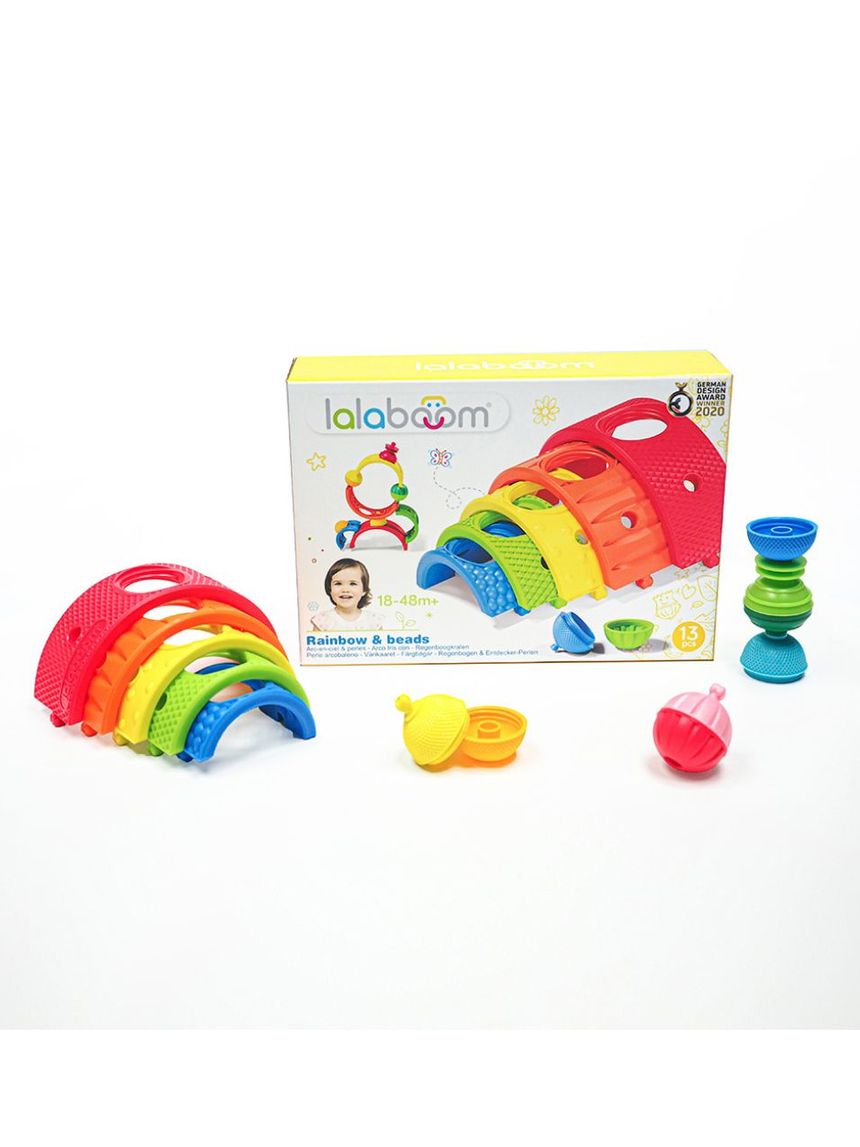 Lalaboom ουράνιο τόξο και χάντρες 13τμχ 1000-86153 - Lalaboom