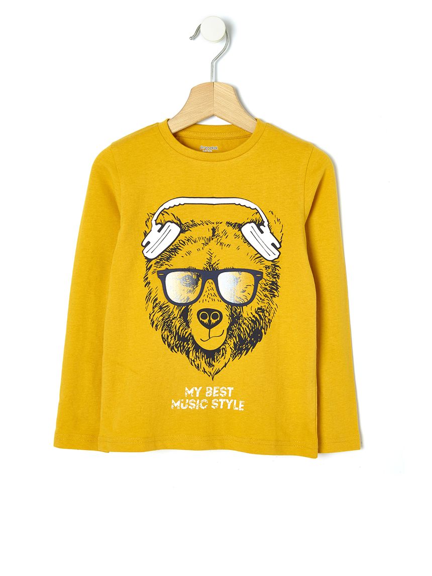 T-shirt με στάμπα κίτρινο μεγ.8-9/9-10 ετών για αγόρι - Prénatal