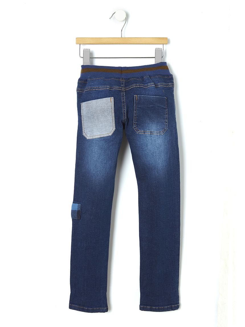 παντελόνι denim με κορδόνι για αγόρι - Prénatal