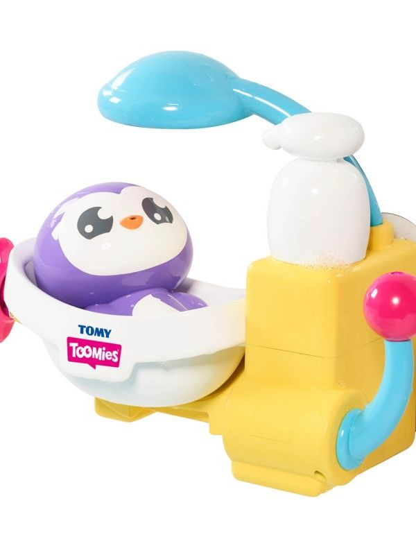 Tomy toomies peryns shower and scrub παιχνίδι μπάνιου πιγκουΐνος στο μπάνιο 1000-72610 - Tomy Toomies