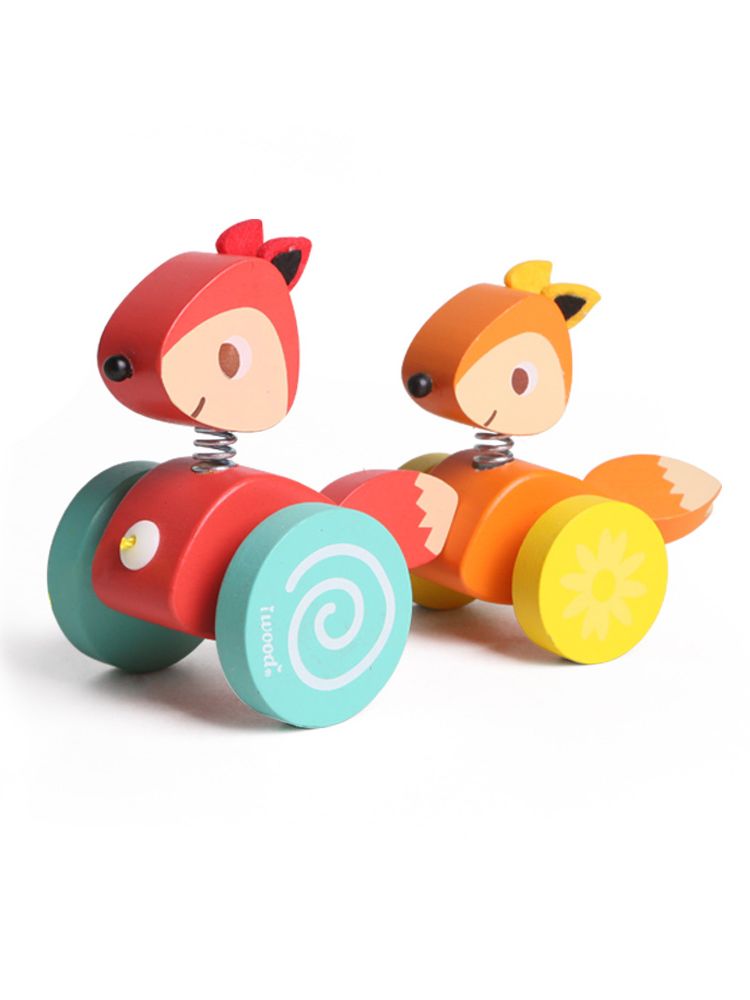 Iwood ξύλινη συρόμενη αλεπού - iwood