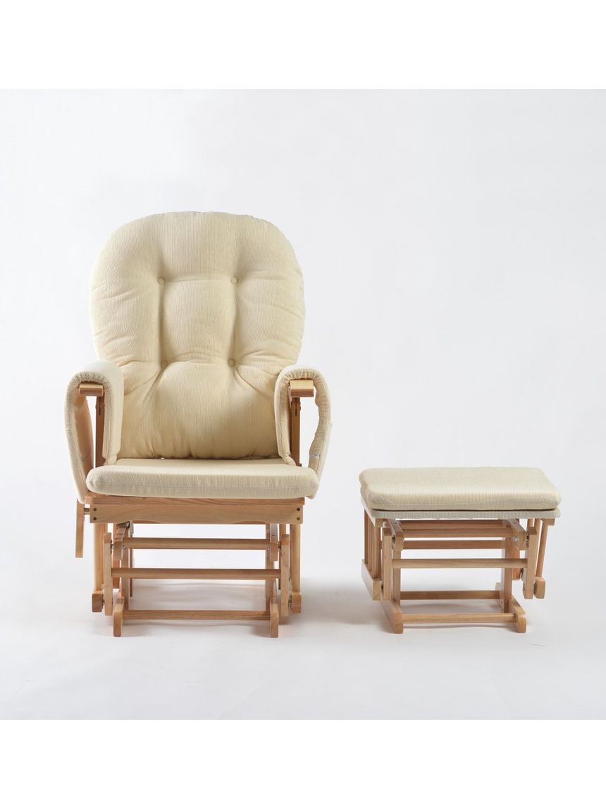 Neonato κουνιστή ξύλινη πολυθρόνα θηλασμού sofia nature - Neonato