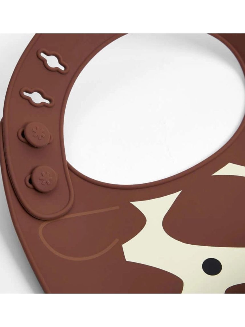 Skip hop zoo fold & go σαλιάρα σιλικόνης giraffe 29-2904002-04 - SKIP HOP