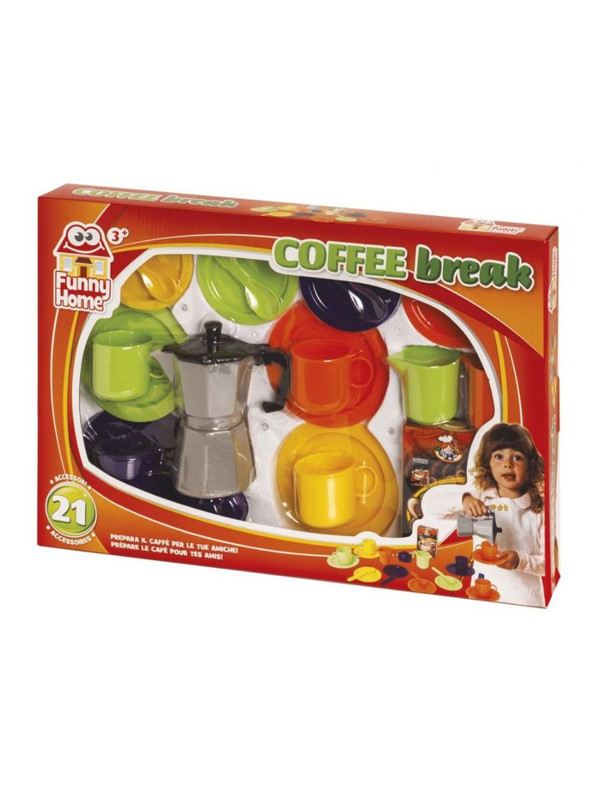 Funny home παιδικό σετ καφέ με 21 αξεσουάρ - FunnyHome