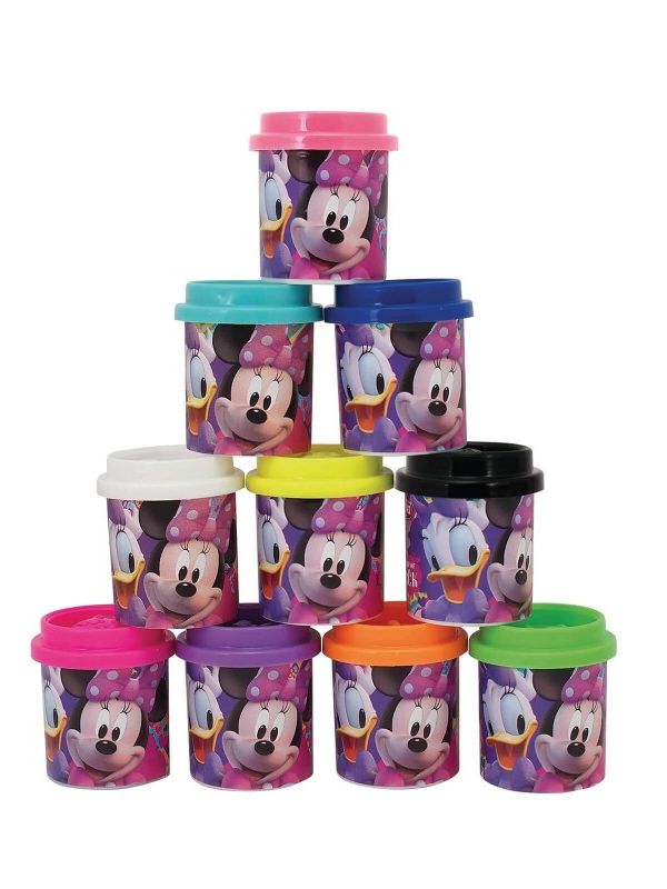 πλαστελίνα 10 βαζάκια πλαστελίνης σε κουτάκι minnie 1045-03575 - Disney