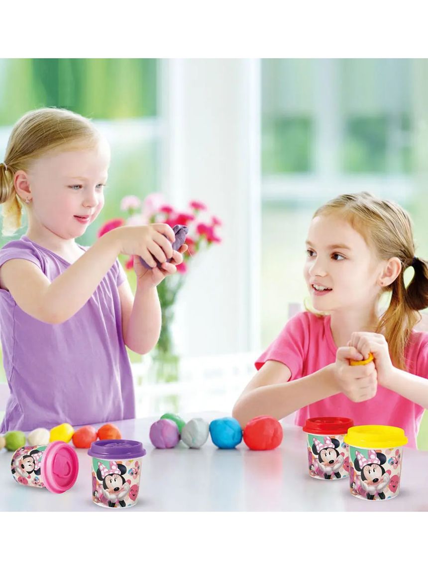 πλαστελίνα 10 βαζάκια πλαστελίνης σε κουτάκι minnie 1045-03575 - Disney
