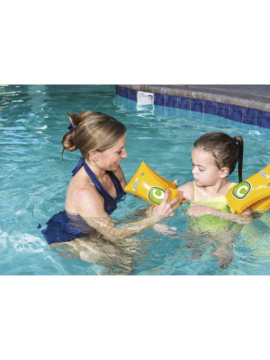 Bestway μπρατσάκια swim safe abc step c 30x15cm - Bestway
