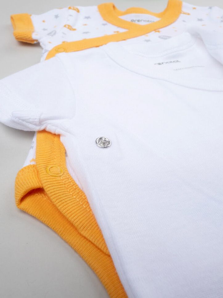 βρεφικά κορμάκια πακέτο x2 με ζωάκια unisex - Prénatal