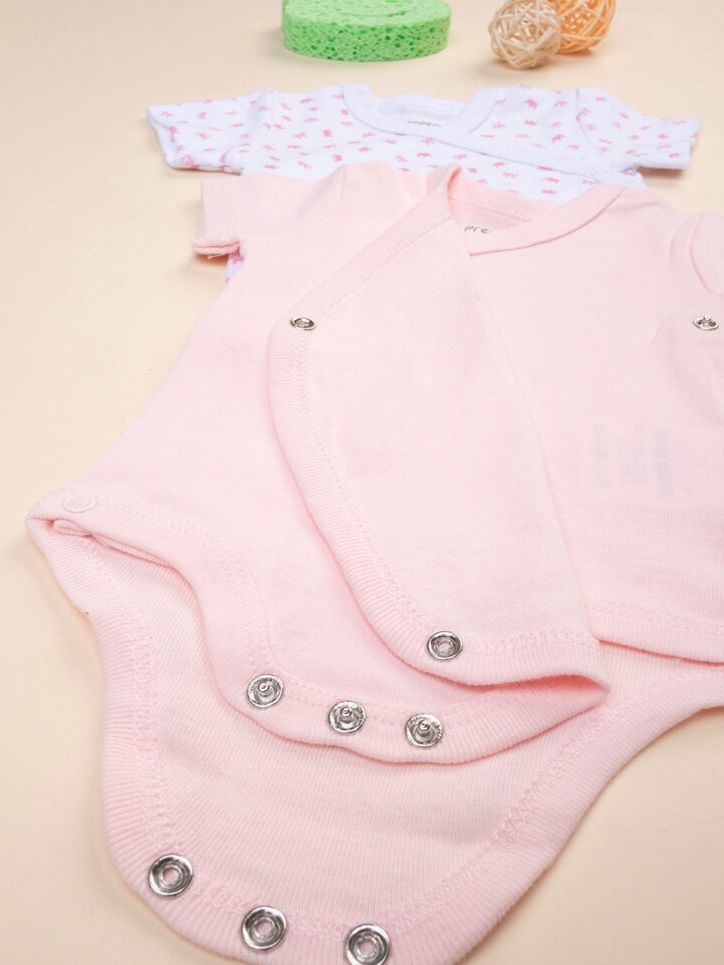 κορμάκια κοντομάνικα πακέτο x2 mommy's princess για κορίτσι - Prénatal