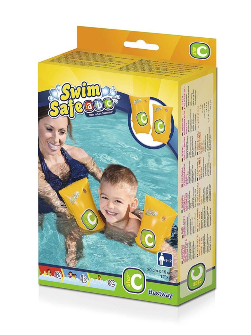 Bestway μπρατσάκια swim safe abc step c 30x15cm - Bestway