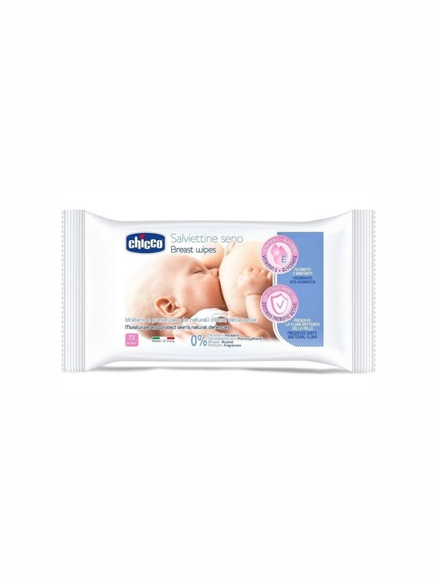 Chicco μαντηλάκια καθαρισμού για το στήθος 72τμχ j63-09166-00 - Chicco