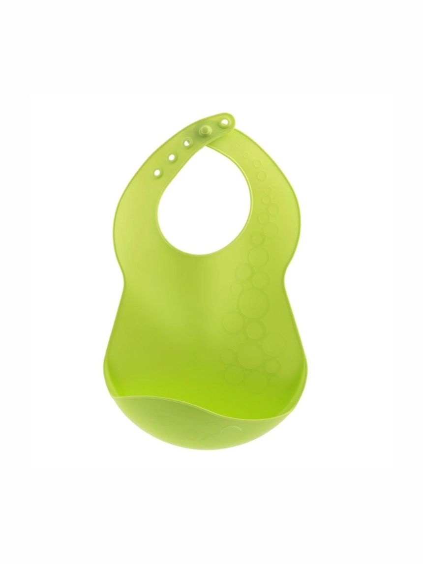 Chicco σαλιάρα για ψίχουλα easy flex bib 6+ μηνών πράσινη f03-16302-30 - Chicco