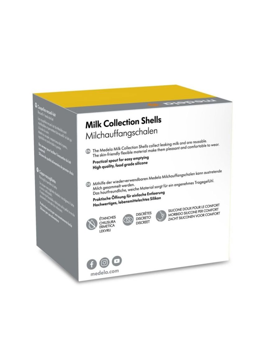 Medela κελύφη συλλογής μητρικού γάλακτος milk collection shells - Medela