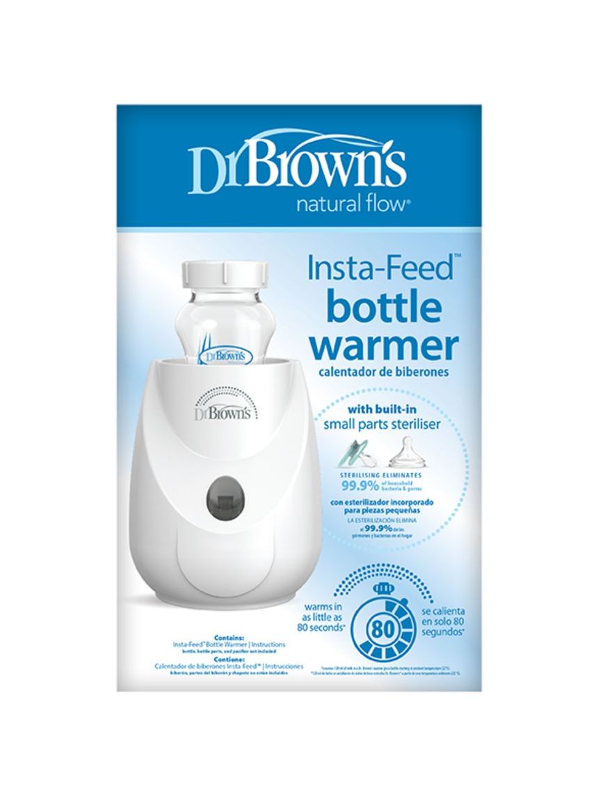 Dr. brown's insta-feed θερμαντήρας μπιμπερό & βρεφικής τροφής με λειτουργία αποστείρωσης ac185 - Dr Browns