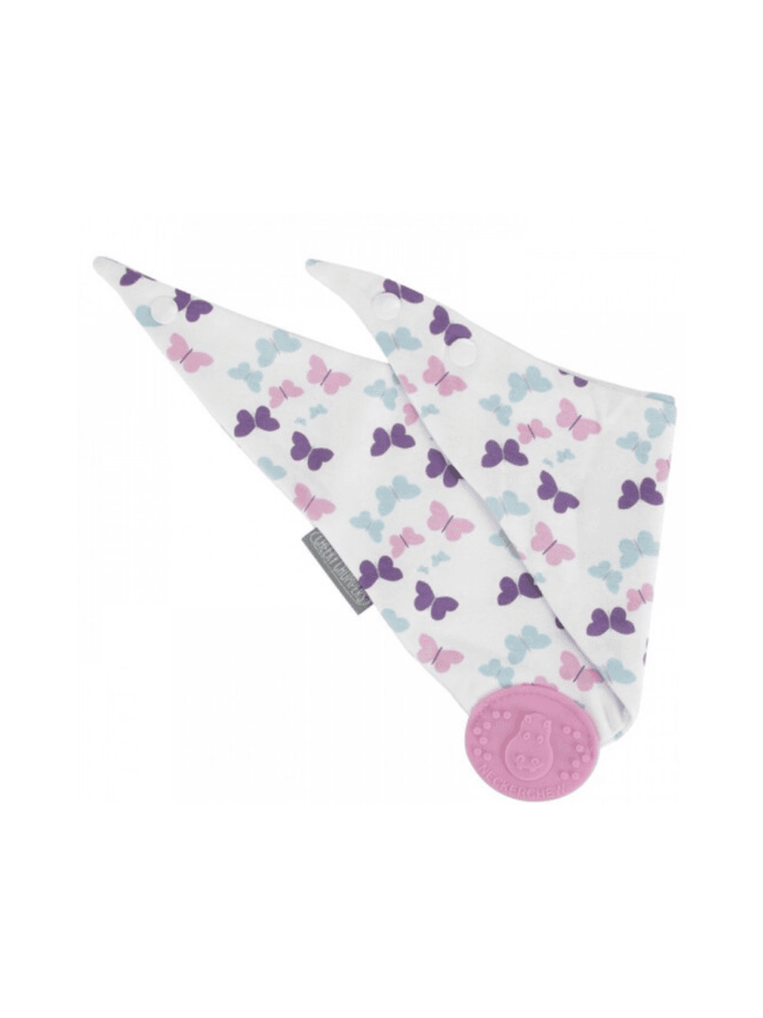 Cheeky chompers σαλιάρα και μασητικό butterfly world - Cheeky Chompers