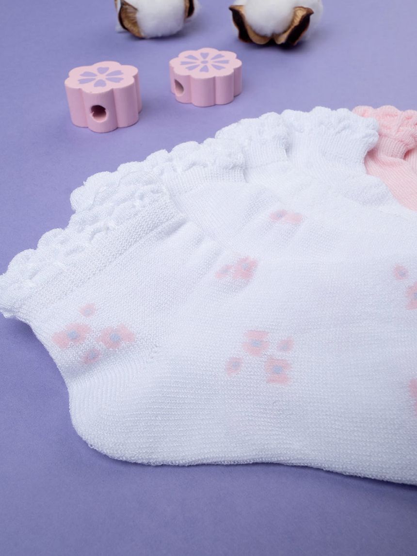 παιδικές κάλτσες πακέτο x3 τμχ για κορίτσι - Prénatal
