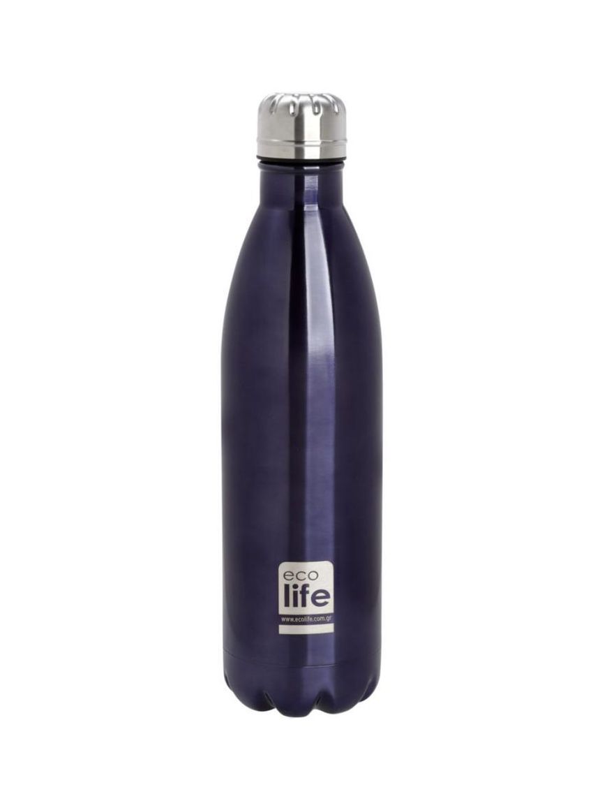 Ecolife μεταλλικός θερμός 750ml purple 33-bo-3002 - Ecolife