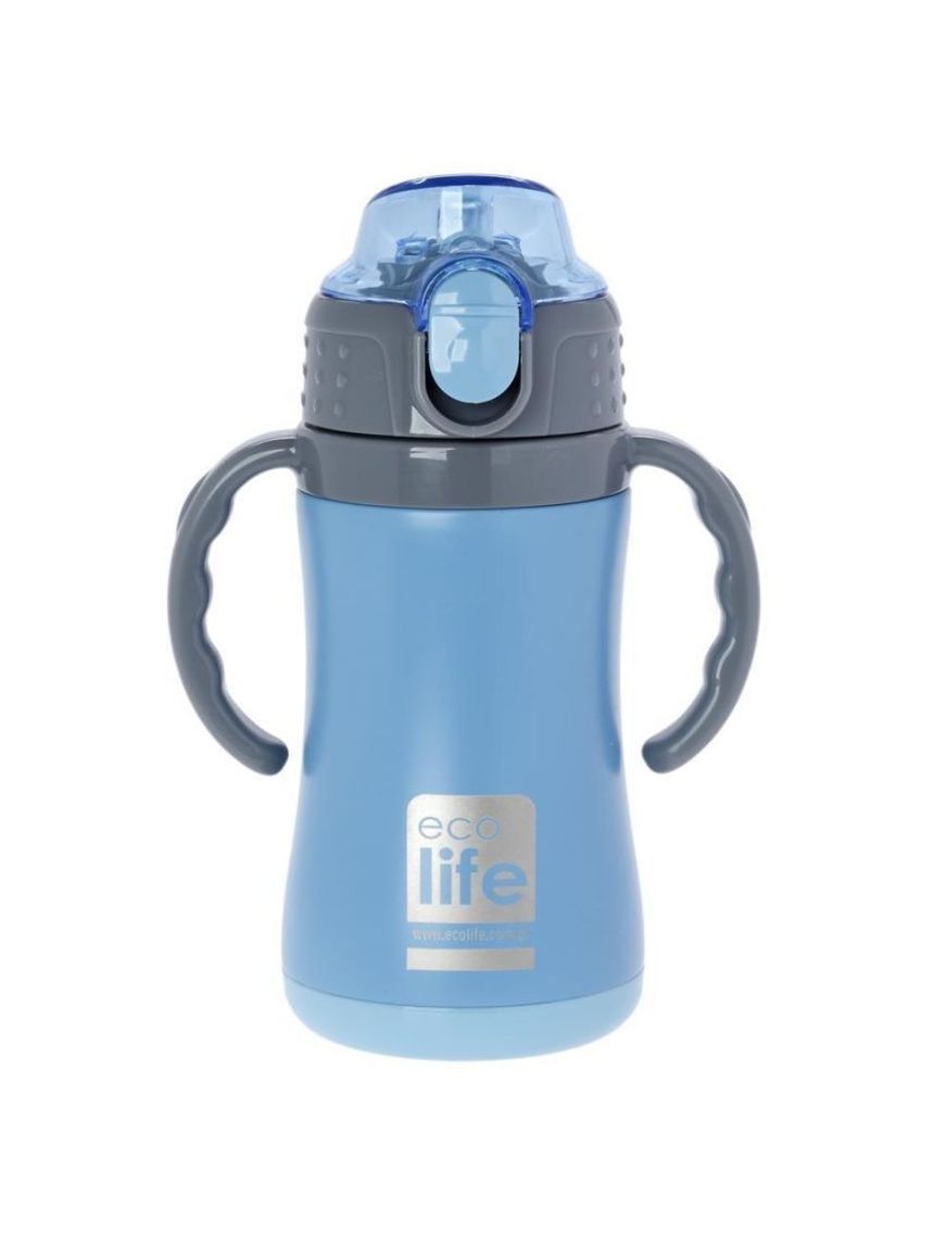 Ecolife ανοξείδωτο παγούρι kids thermos 300ml blue 33-bo-3006 - Ecolife
