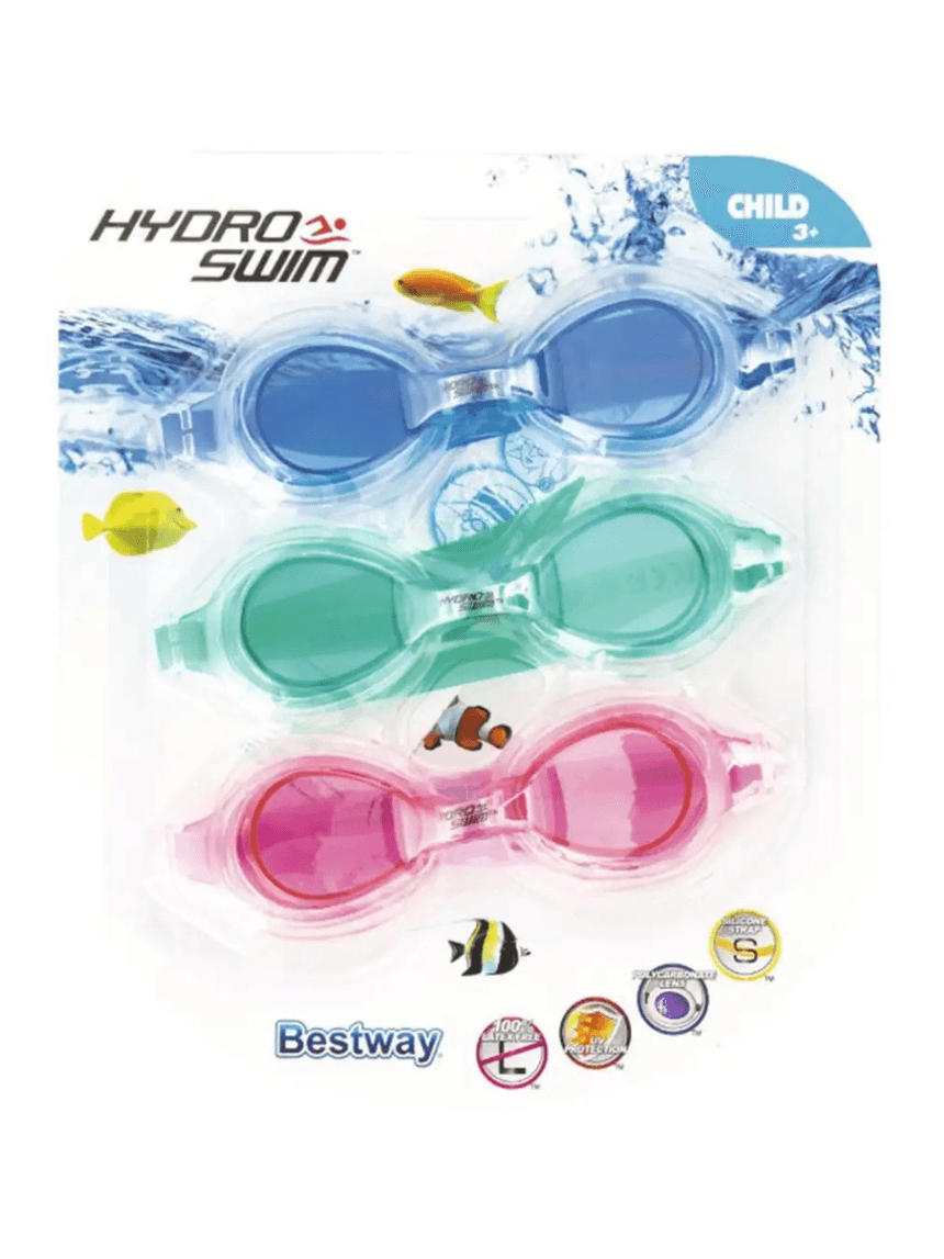 Best way σετ γυαλιά κολύμβησης 3 χρώματα - Bestway
