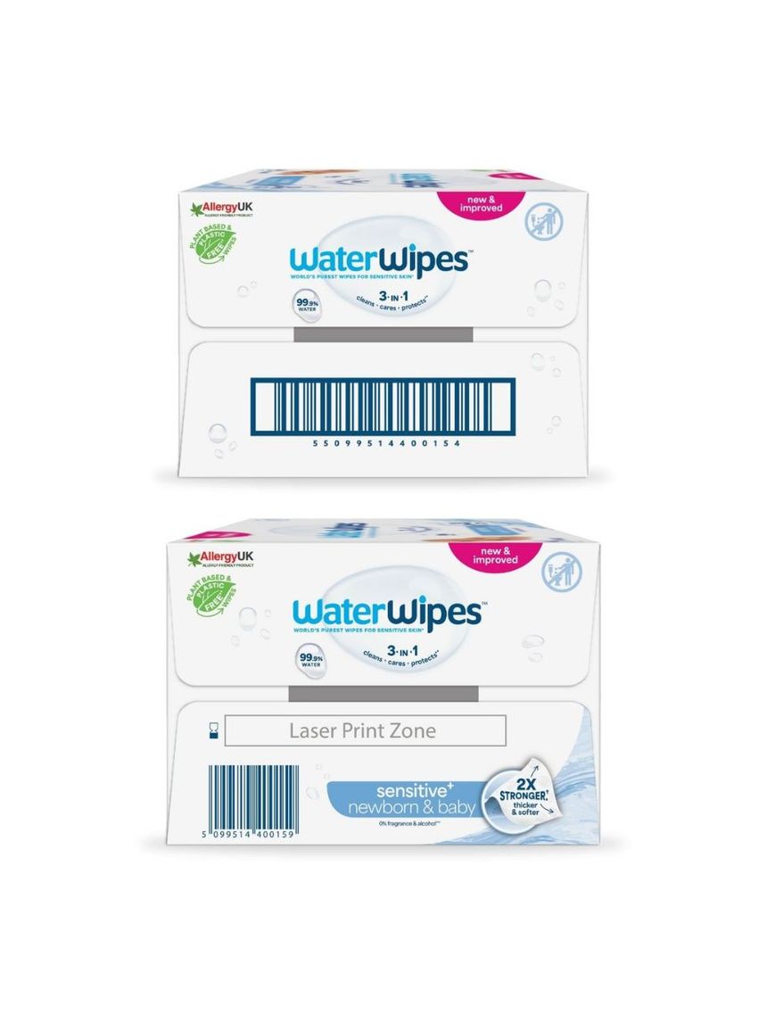 Waterwipes βιοδιασπώμενα μωρομάντηλα 540τμχ (9x60) ib/420037 - WaterWipes