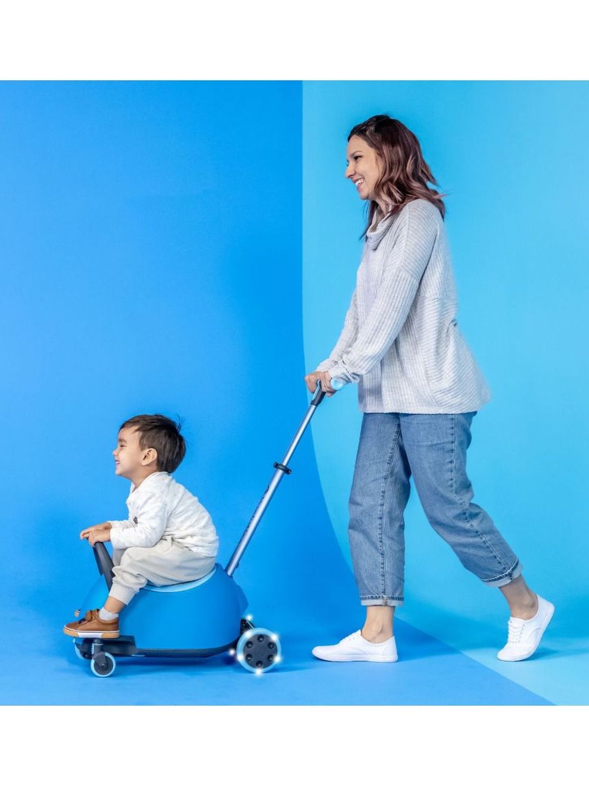 Yvolution πατίνι yglider luna 5 σε 1 μπλε με κάθισμα 53.101265 - Yvolution