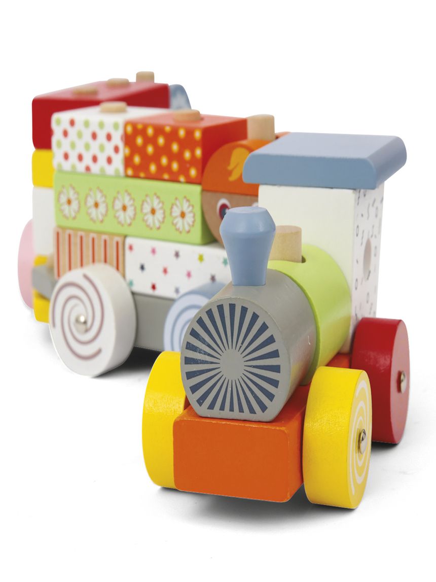 Wood' n play τρενάκι teddy - Wood'N Play