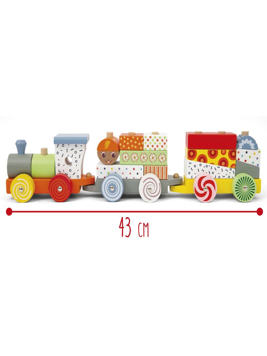 Wood' n play τρενάκι teddy - Wood'N Play