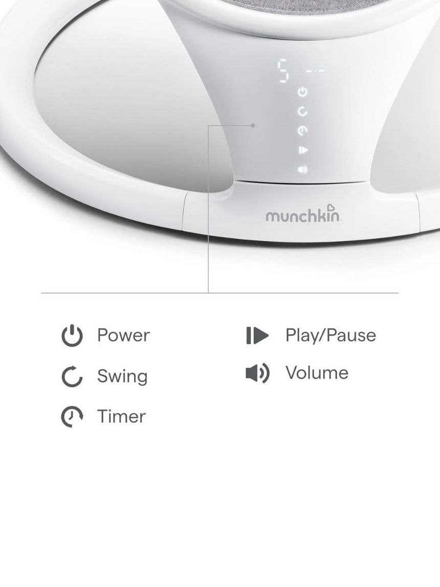 Munchkin ριλάξ baby swing 51821 - Munchkin