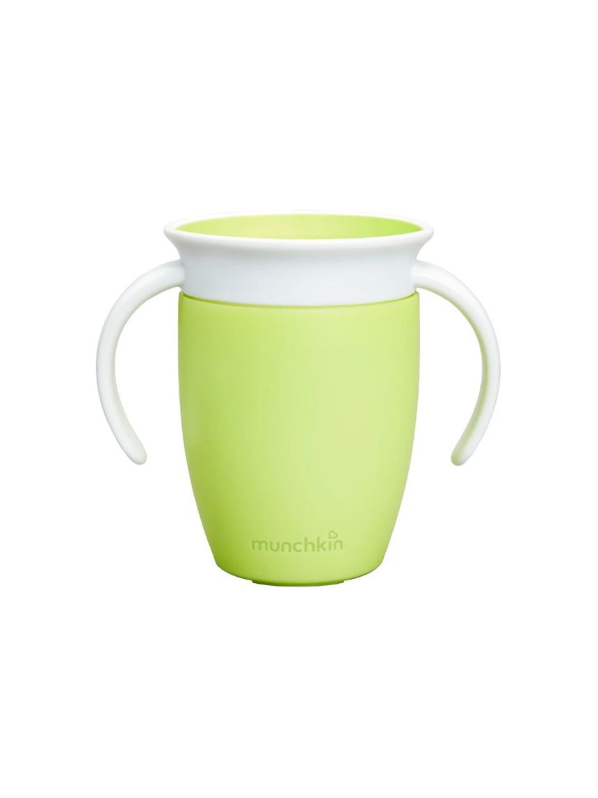 Munchkin εκπαιδευτικό ποτηράκι με λαβές miracle 207ml green - Munchkin