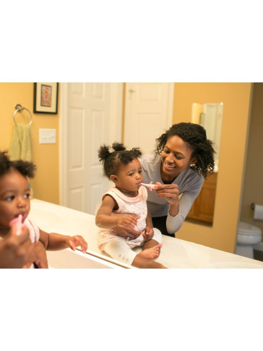 Dr. brown’s οδοντόβουρτσα ελεφαντάκι 0-3 ετών ροζ 112.70.1hc.183 - Dr Browns