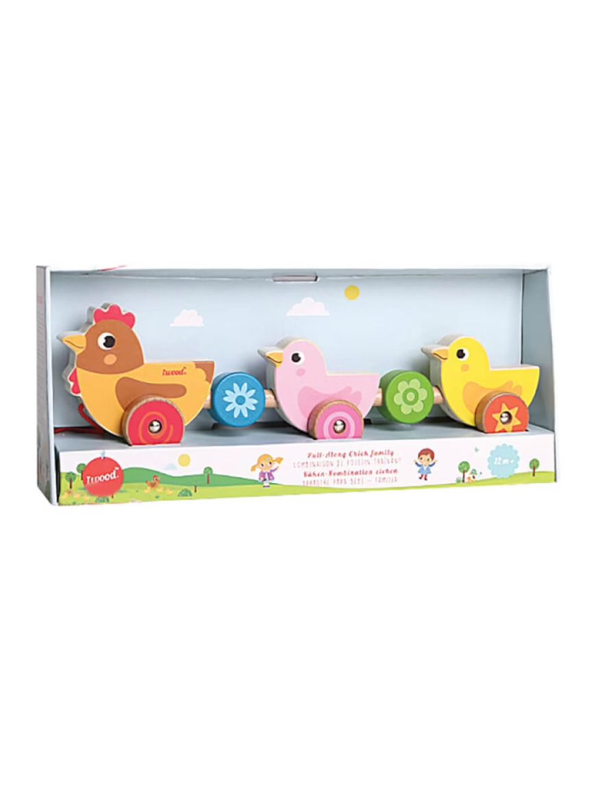 Iwood pull along-hen w13025 - iwood