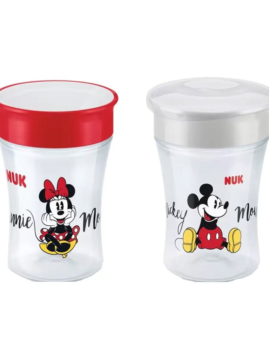 Nuk ποτηράκι evolution magic cup disney mickey & minnie (σχέδια) 230 ml 8m+ - Nuk