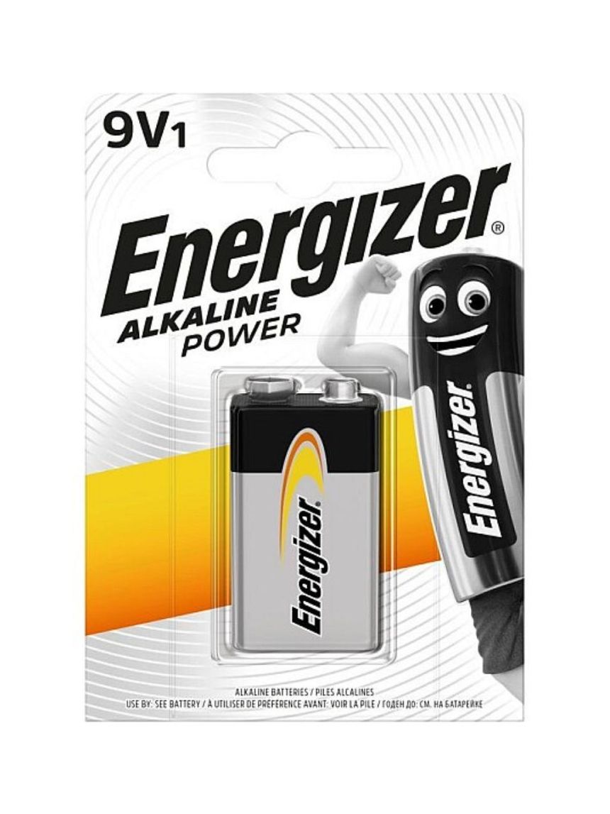 Energizer αλκαλικές μπαταρίες power 9v bp1 f016619 1τμχ - Energizer