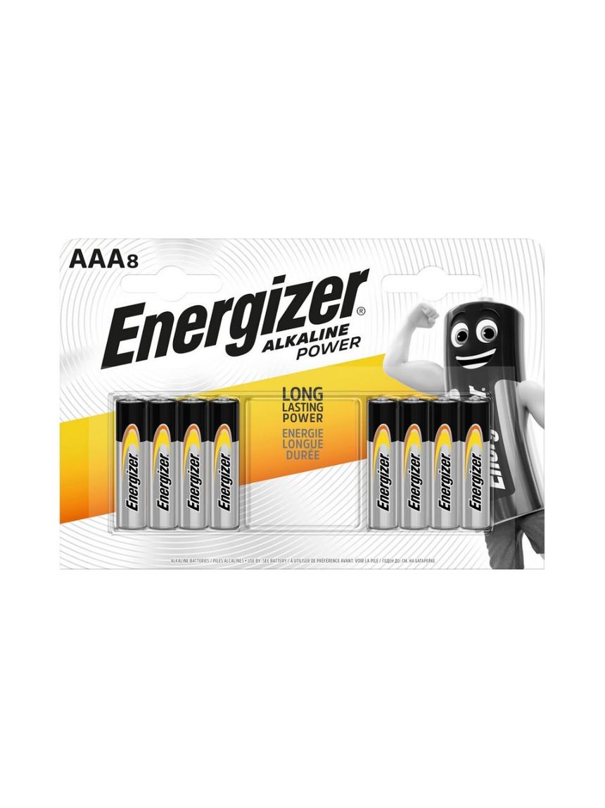 Energizer αλκαλικές μπαταρίες power aaa bp8 f016616 8τμχ - Energizer