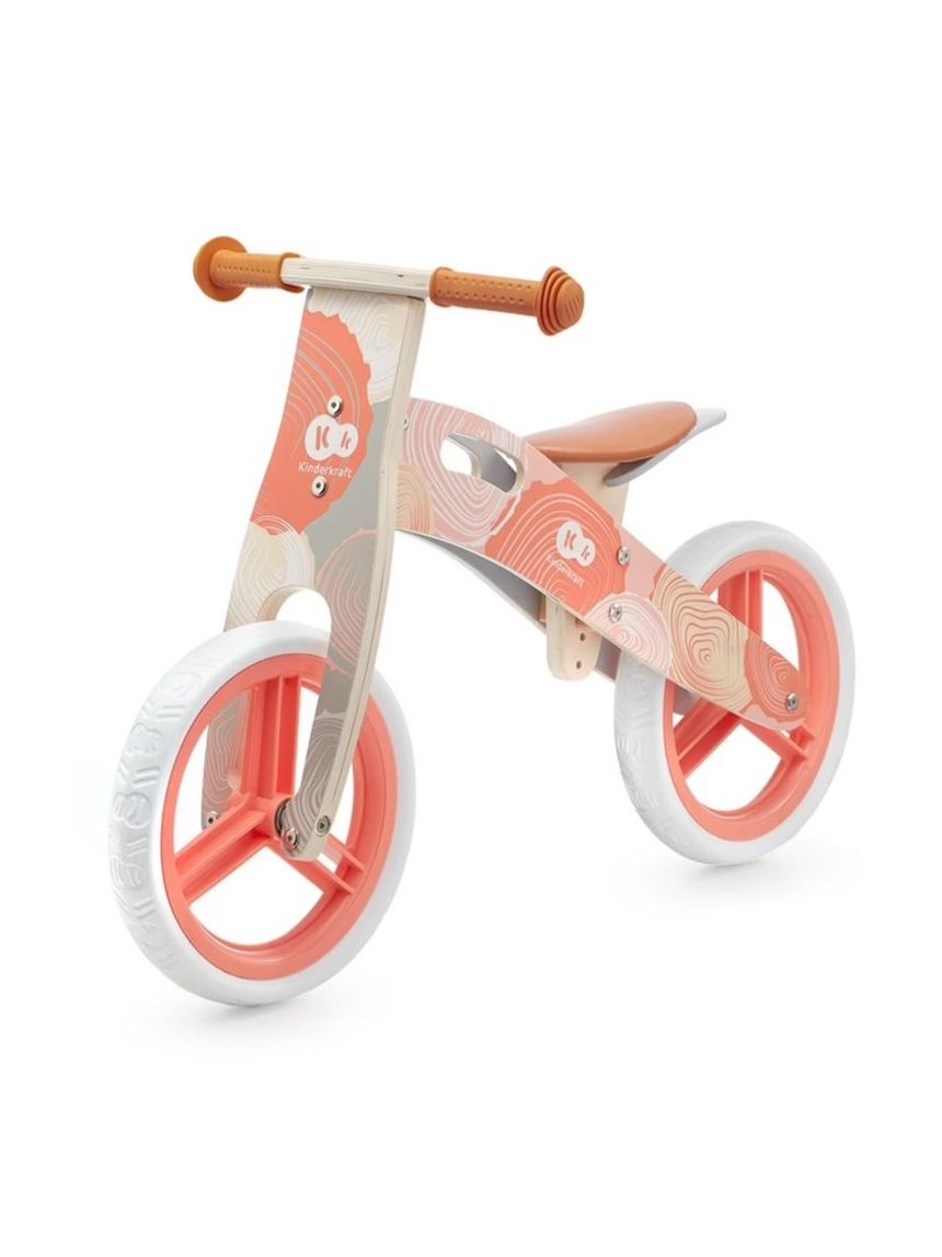 Kinderkraft ξύλινο ποδήλατο ισορροπίας runner nature coral - Kinderkraft