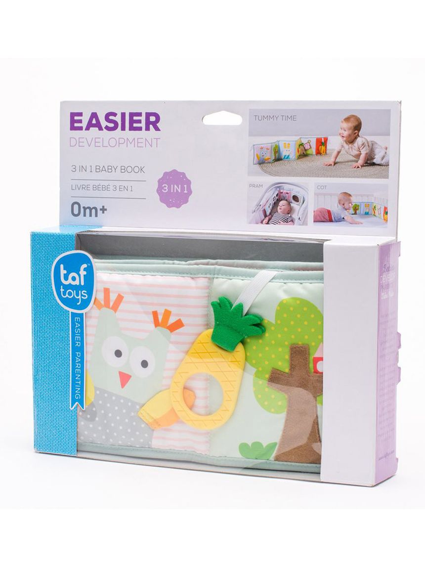 Taf toys παιχνίδι για καρότσι 3 σε 1 baby book t-12025 - Taf-toys