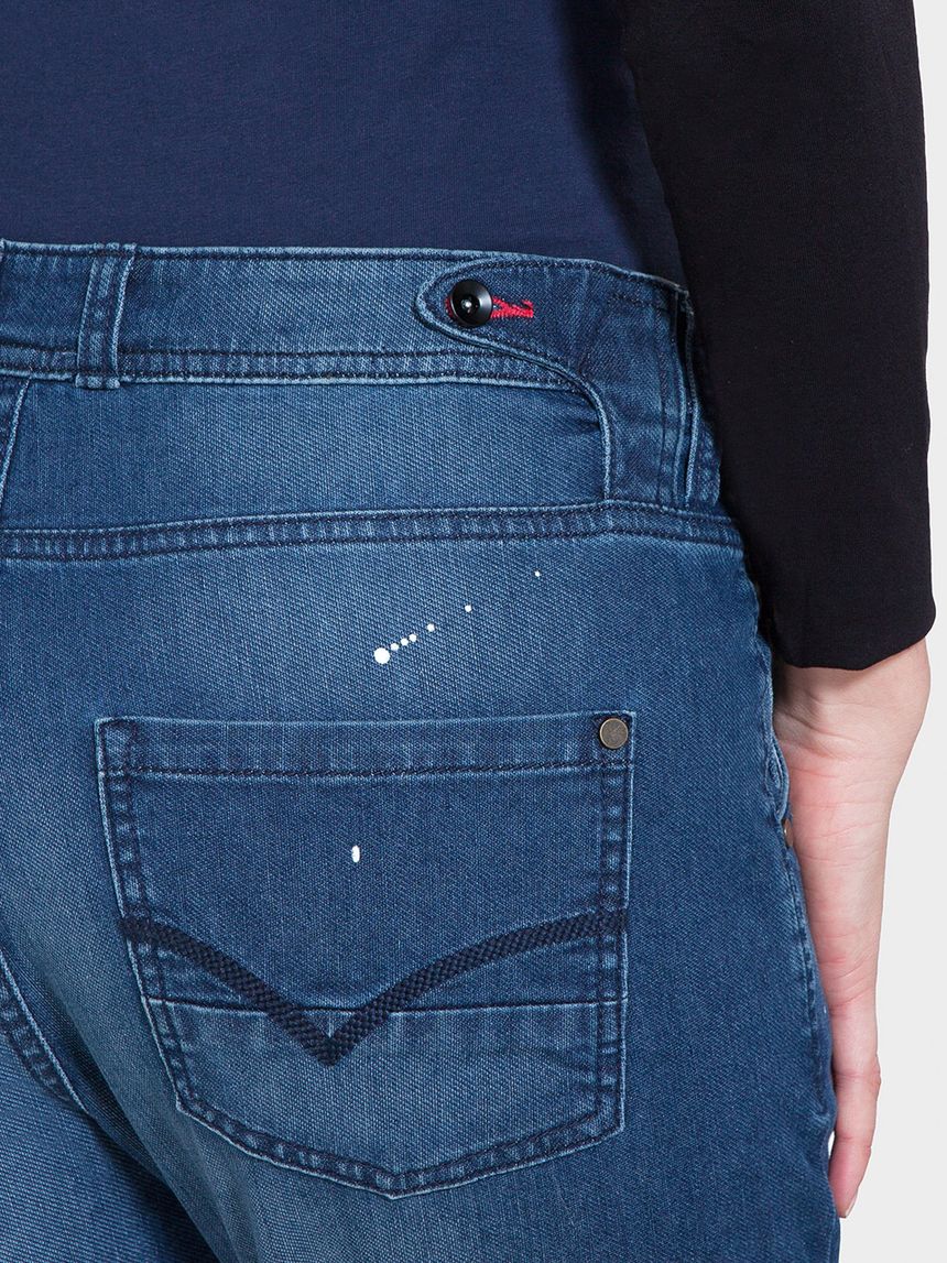 γυναικείο παντελόνι εγκυμοσύνης denim μπλε σκούρο - Prénatal