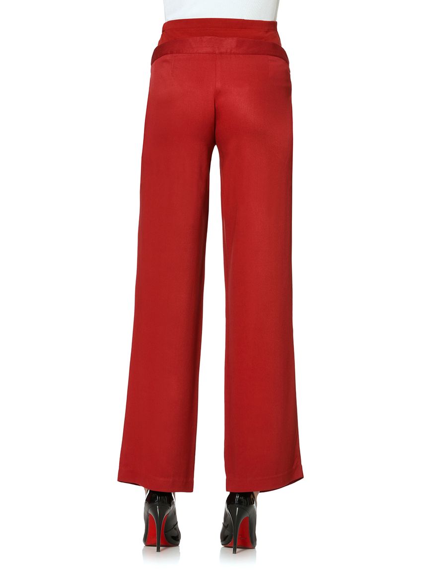 γυναικείο παντελόνι φαρδύ μπορντό - Prénatal