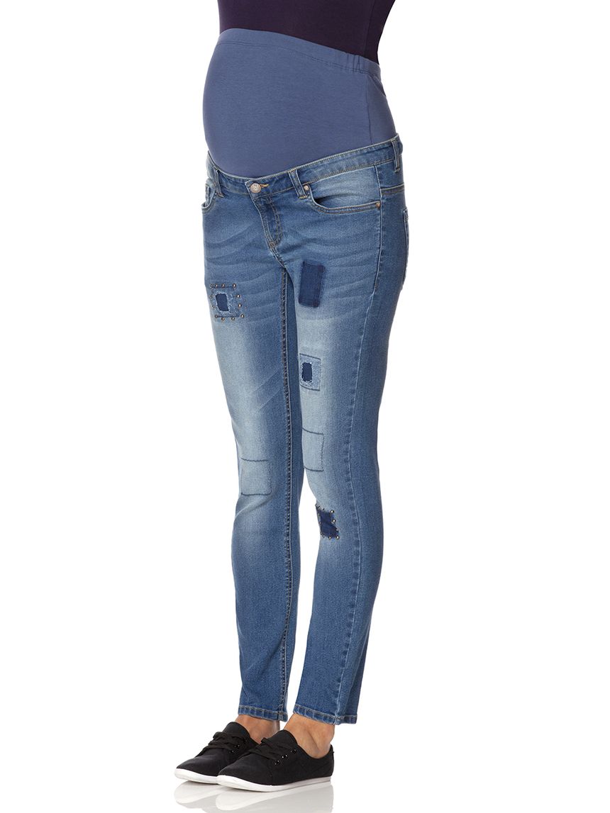 γυναικείο παντελόνι denim με τρουκς - Prénatal