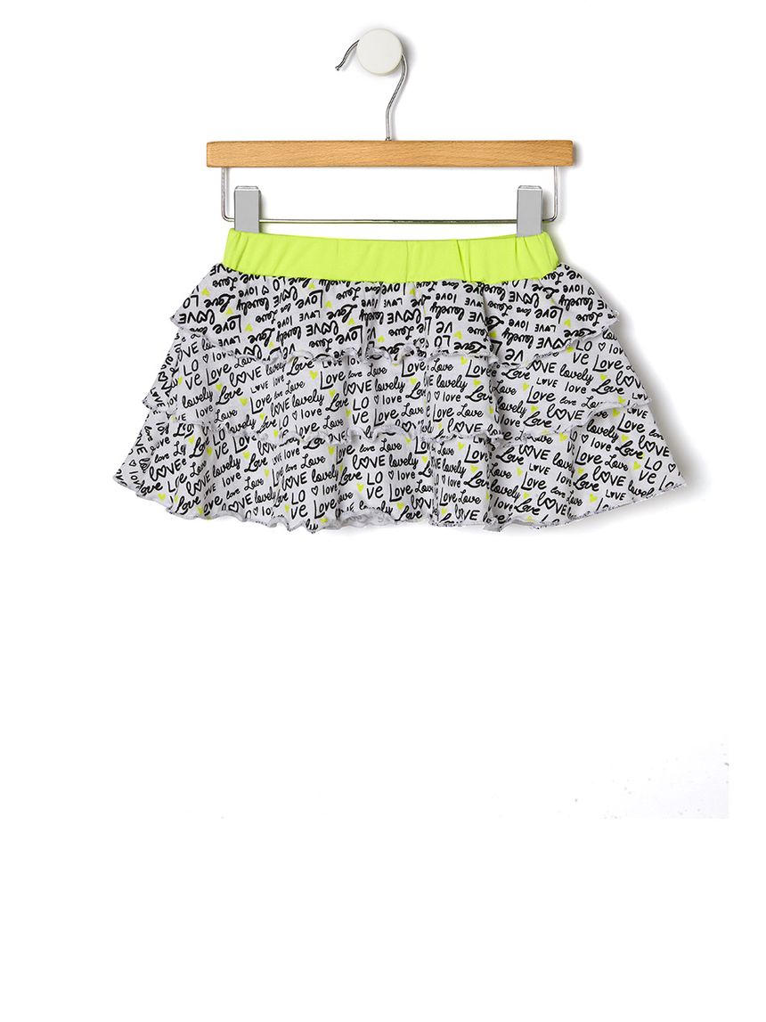 φούστα jersey με στάμπα κίτρινη για κορίτσι - Prénatal