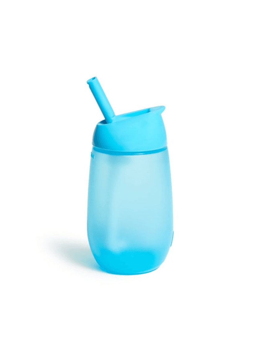 Munchkin εκπαιδευτικό ποτηράκι simple clean straw cup 12m+296ml blue - Munchkin